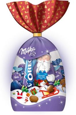 Конфеты Milka Mix Bag (новогодний) 126 грамм
