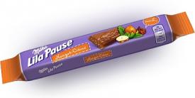 Шоколад Milka Lila Pausa Nougat Creme 38 грамм